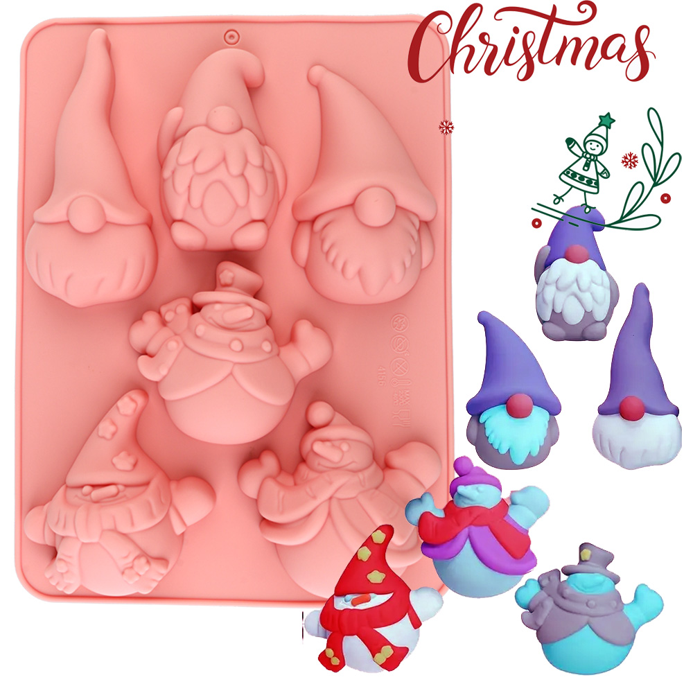 6-Cavity Christmas Gnome Cake  - Resin Craft Ideas 评论和价格