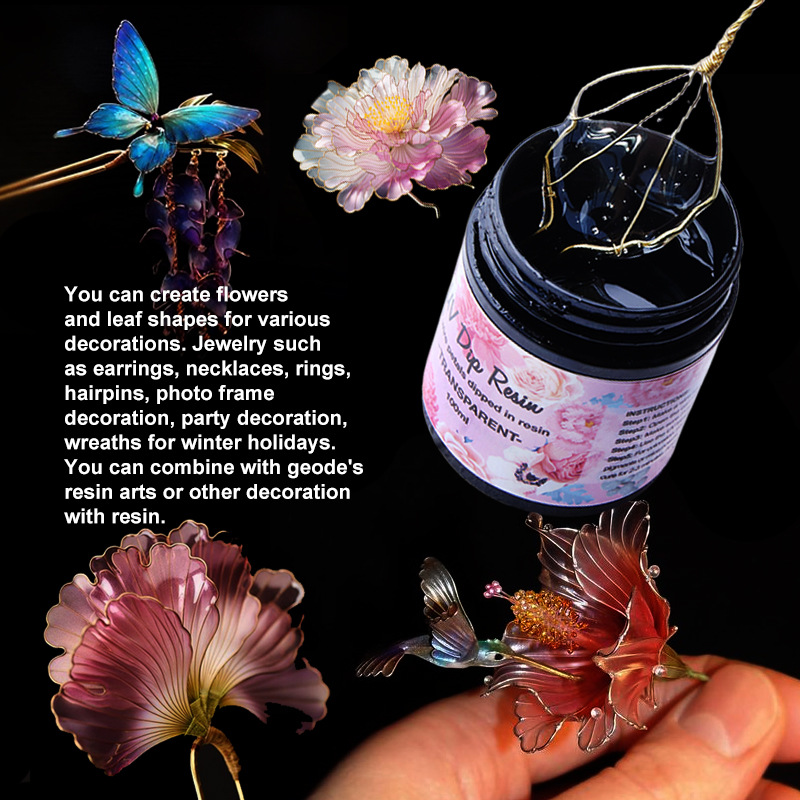 UV DIP Resin Glue UV Flower-Ma - Flower Preservation Resin 评论和价格