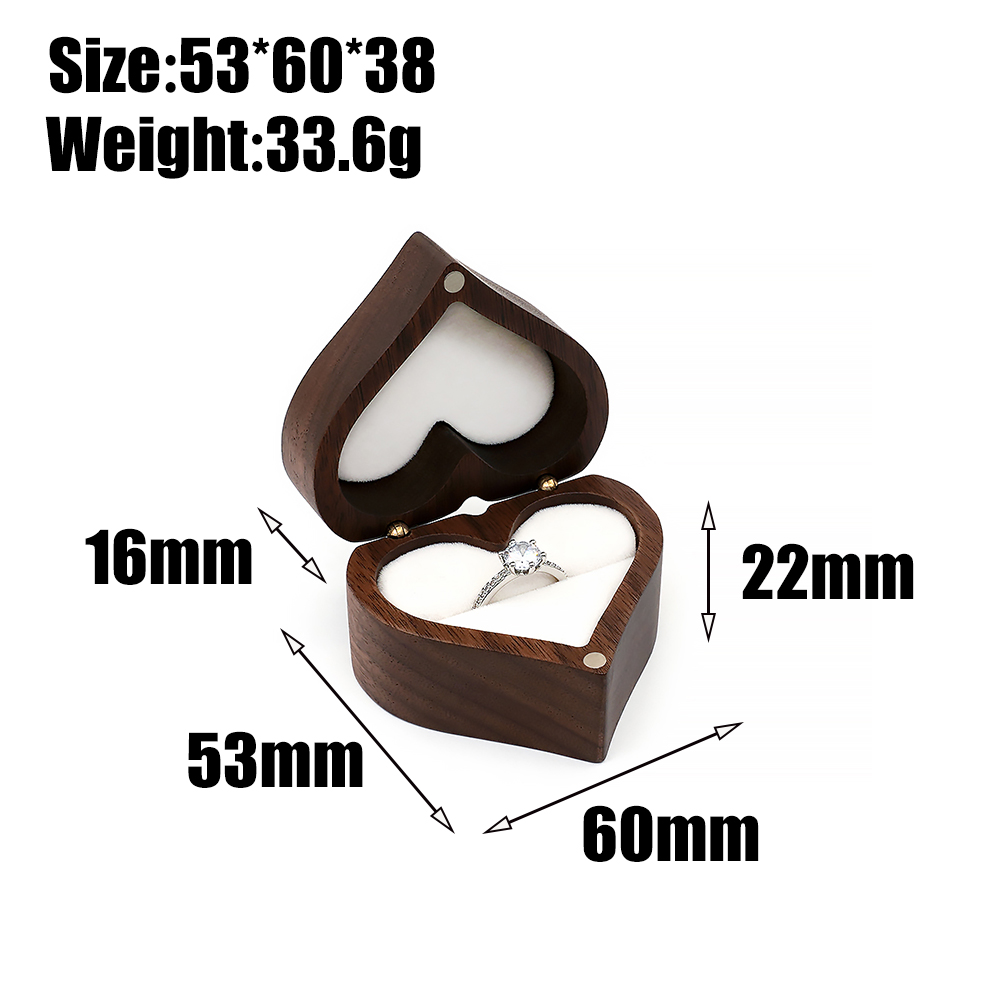 Ring Box for Wedding Ceremony  - Wood Ring Blank 评论和价格