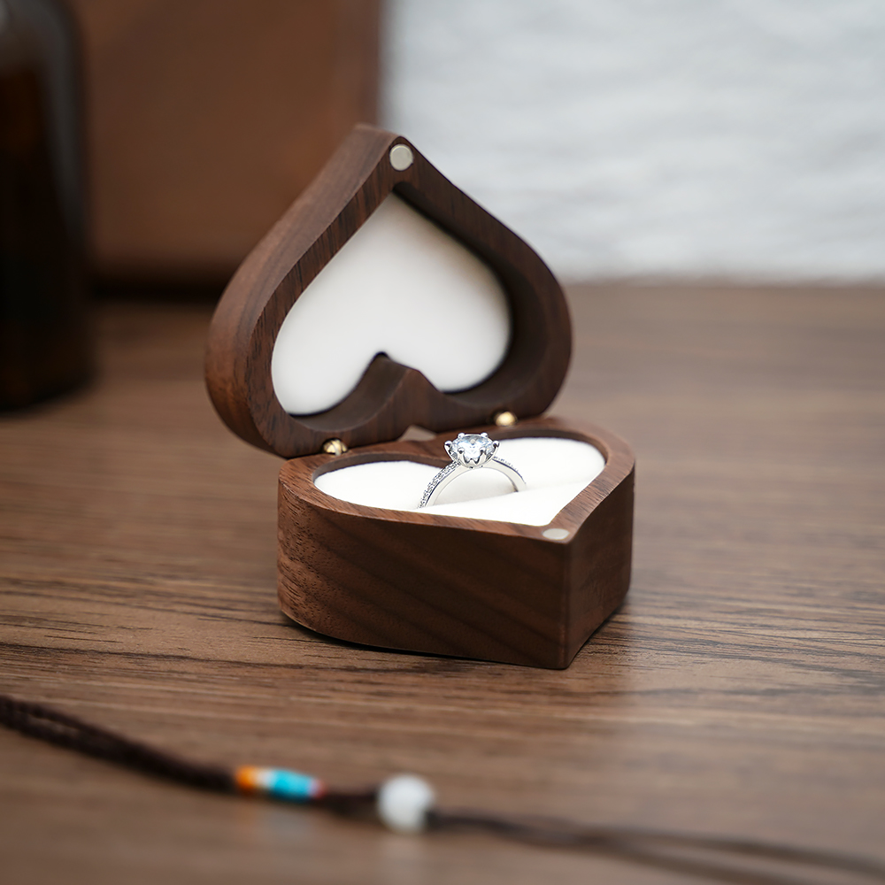 Ring Box for Wedding Ceremony  - Wood Ring Blank 评论和价格