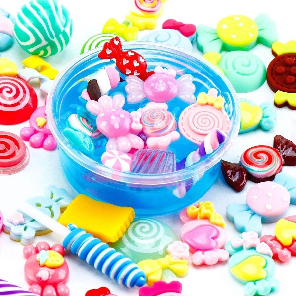 30pcs Random Candy Slime Charm - Resin Craft Projects 评论和价格