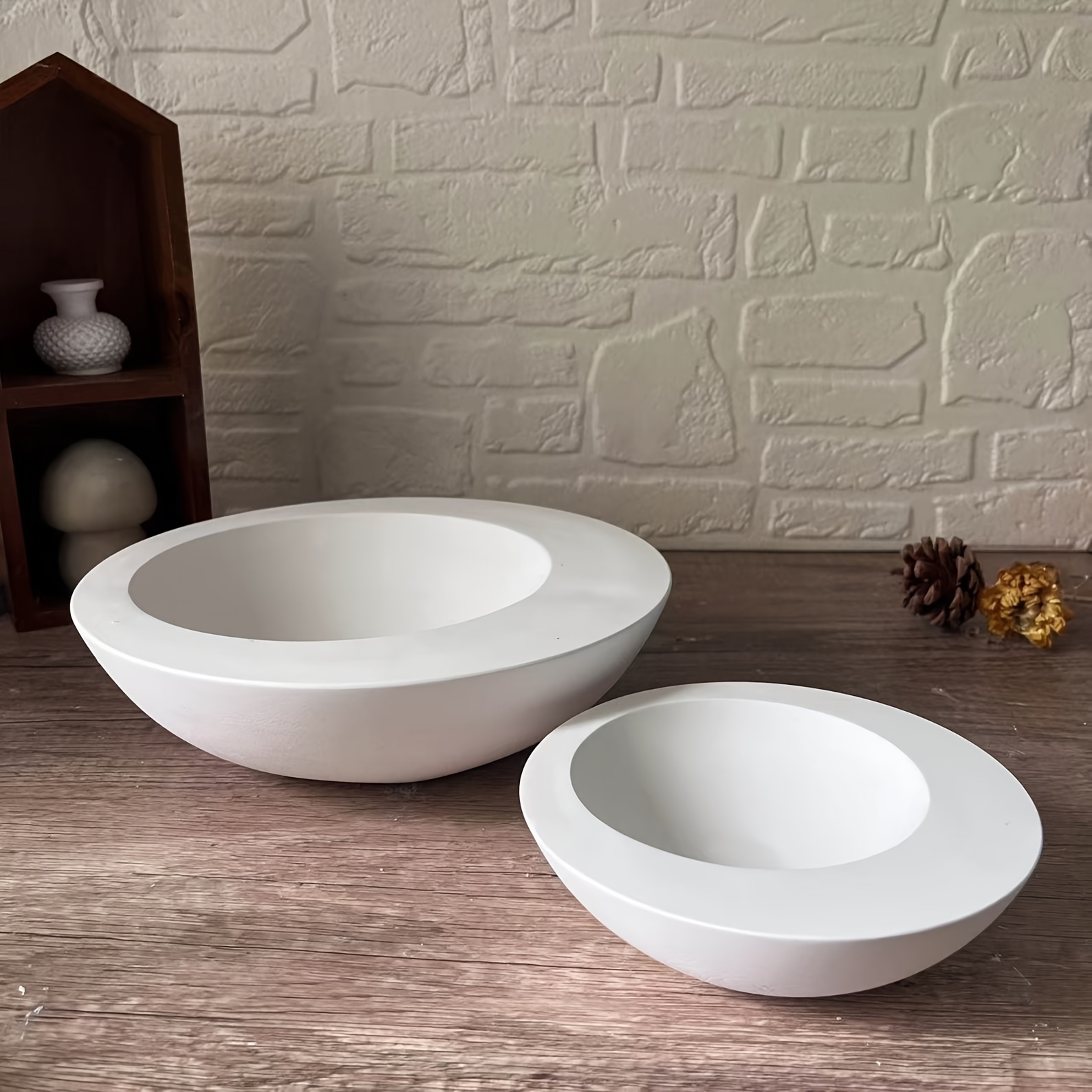 1pc Irregular Round Bowl-Shape - Coaster Mold Round 评论和价格