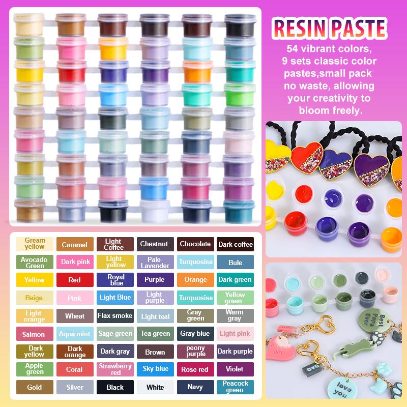 6colors/Set Paste Pigment UV R - Resin Pigment Set 评论和价格