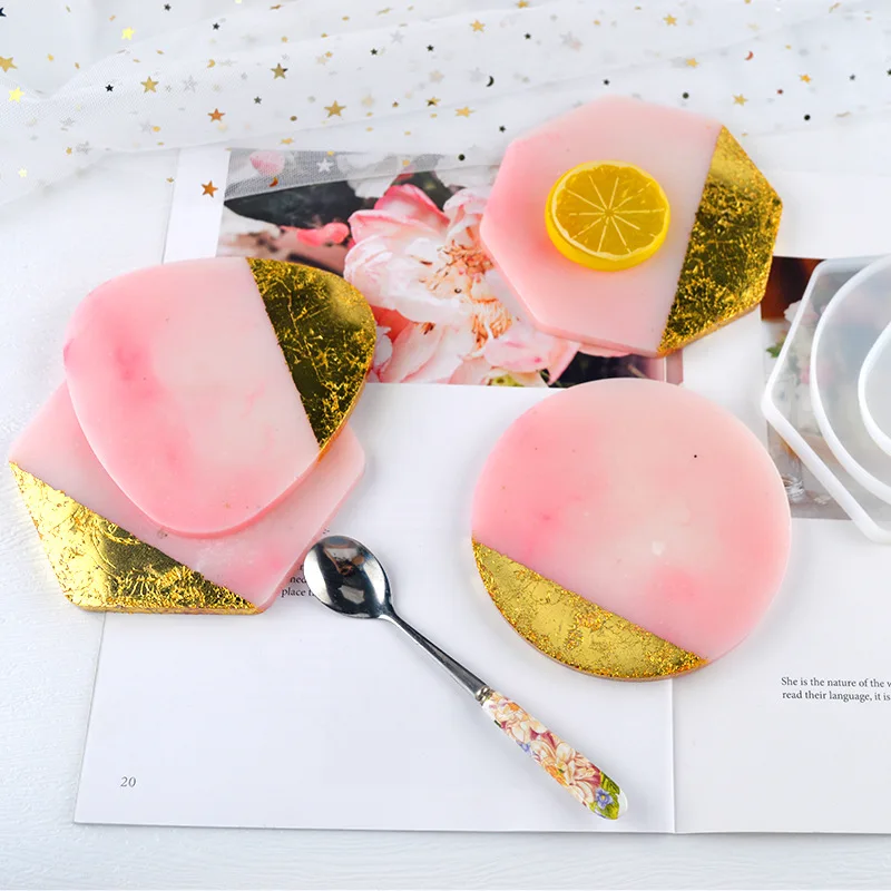 Multi-style Geometric Coaster  - Coaster Mold Round 评论和价格