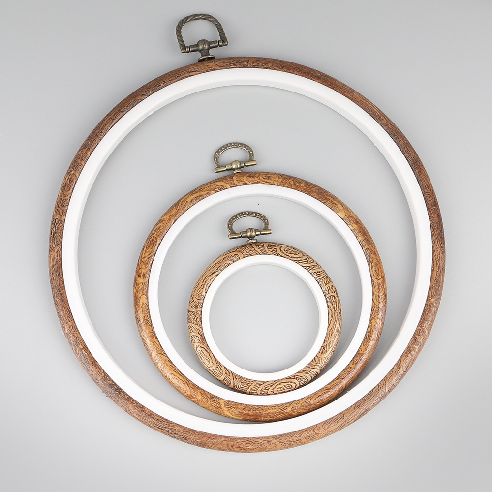 10pcs/Set 7.5-26cm Round Woode - Wood Ring Blank 评论和价格