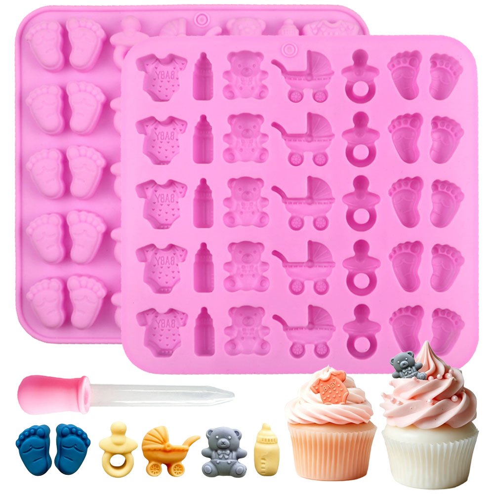 2pcs Silicone Mold Set 35-Cavi - Resin Craft Ideas 评论和价格