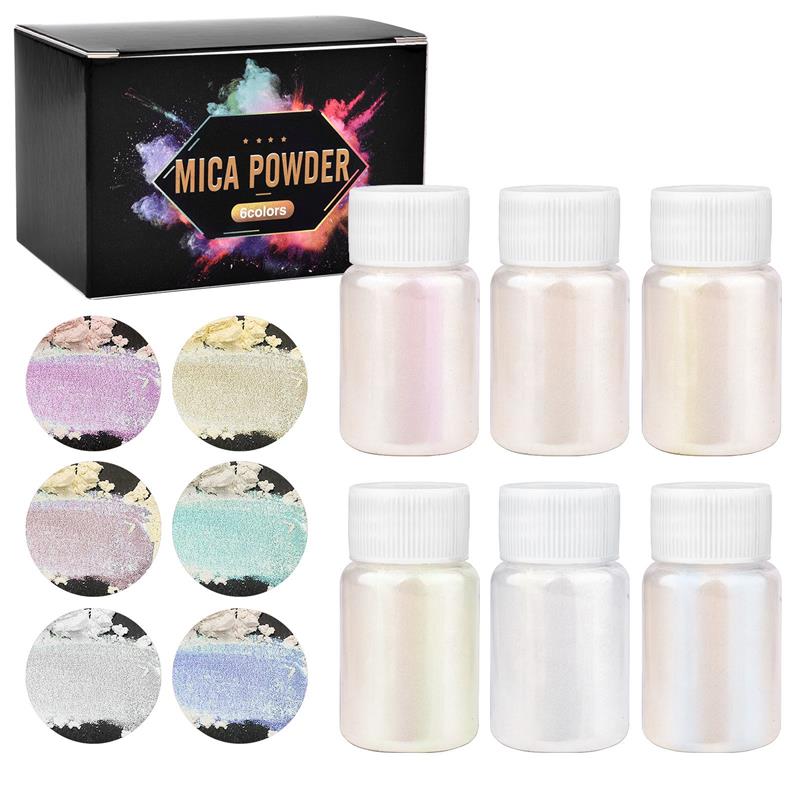 6 Pcs-Set Epoxy Resin Dye Mica - Resin Pigment Set 评论和价格