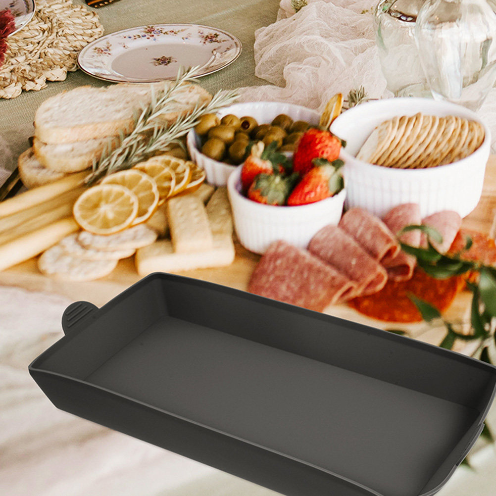 2Pcs Rectangular Bread Pan Sil - Silicone Mold Tray 评论和价格